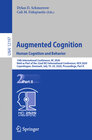 Buchcover Augmented Cognition. Human Cognition and Behavior