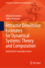 Buchcover Attractor Dimension Estimates for Dynamical Systems: Theory and Computation