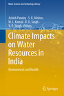 Buchcover Climate Impacts on Water Resources in India