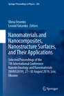 Buchcover Nanomaterials and Nanocomposites, Nanostructure Surfaces, and Their Applications