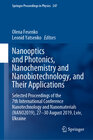 Buchcover Nanooptics and Photonics, Nanochemistry and Nanobiotechnology, and Their Applications