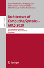 Buchcover Architecture of Computing Systems – ARCS 2020