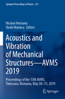 Buchcover Acoustics and Vibration of Mechanical Structures—AVMS 2019