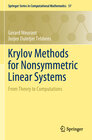 Buchcover Krylov Methods for Nonsymmetric Linear Systems