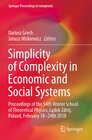 Buchcover Simplicity of Complexity in Economic and Social Systems