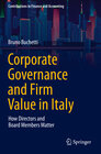 Buchcover Corporate Governance and Firm Value in Italy