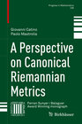 Buchcover A Perspective on Canonical Riemannian Metrics