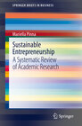 Buchcover Sustainable Entrepreneurship