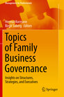 Buchcover Topics of Family Business Governance