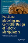 Buchcover Fractional Modeling and Controller Design of Robotic Manipulators
