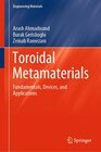 Buchcover Toroidal Metamaterials