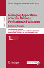 Buchcover Leveraging Applications of Formal Methods, Verification and Validation: Verification Principles