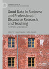 Buchcover Good Data in Business and Professional Discourse Research and Teaching