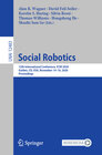 Buchcover Social Robotics