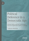Buchcover Political Deference in a Democratic Age