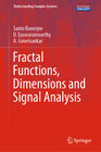 Buchcover Fractal Functions, Dimensions and Signal Analysis