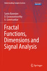 Buchcover Fractal Functions, Dimensions and Signal Analysis
