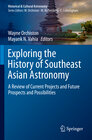 Buchcover Exploring the History of Southeast Asian Astronomy