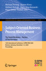 Buchcover Subject-Oriented Business Process Management. The Digital Workplace – Nucleus of Transformation