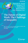 Buchcover The Future of Digital Work: The Challenge of Inequality