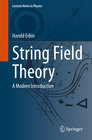 Buchcover String Field Theory