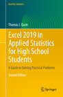 Buchcover Excel 2019 in Applied Statistics for High School Students