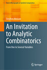 Buchcover An Invitation to Analytic Combinatorics