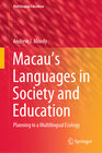 Buchcover Macau’s Languages in Society and Education