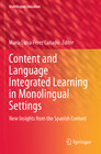 Buchcover Content and Language Integrated Learning in Monolingual Settings