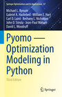 Buchcover Pyomo — Optimization Modeling in Python