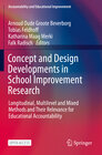 Buchcover Concept and Design Developments in School Improvement Research