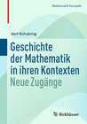 Buchcover Geschichte der Mathematik in ihren Kontexten