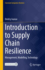 Buchcover Introduction to Supply Chain Resilience