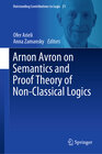 Buchcover Arnon Avron on Semantics and Proof Theory of Non-Classical Logics