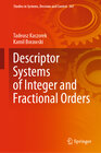 Buchcover Descriptor Systems of Integer and Fractional Orders