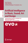 Buchcover Artificial Intelligence in Music, Sound, Art and Design