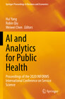 Buchcover AI and Analytics for Public Health