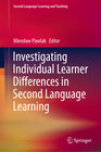 Buchcover Investigating Individual Learner Differences in Second Language Learning
