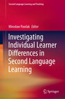 Buchcover Investigating Individual Learner Differences in Second Language Learning