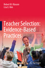 Buchcover Teacher Selection: Evidence-Based Practices