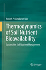 Buchcover Thermodynamics of Soil Nutrient Bioavailability