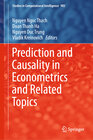 Buchcover Prediction and Causality in Econometrics and Related Topics