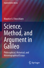 Buchcover Science, Method, and Argument in Galileo