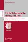 Buchcover HCI for Cybersecurity, Privacy and Trust