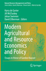 Buchcover Modern Agricultural and Resource Economics and Policy