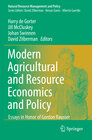 Buchcover Modern Agricultural and Resource Economics and Policy