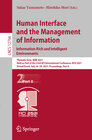 Buchcover Human Interface and the Management of Information. Information-Rich and Intelligent Environments