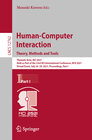 Buchcover Human-Computer Interaction. Theory, Methods and Tools