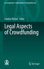 Buchcover Legal Aspects of Crowdfunding
