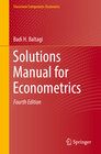 Buchcover Solutions Manual for Econometrics